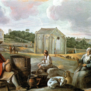 Landscape with Peasants and a Chapel