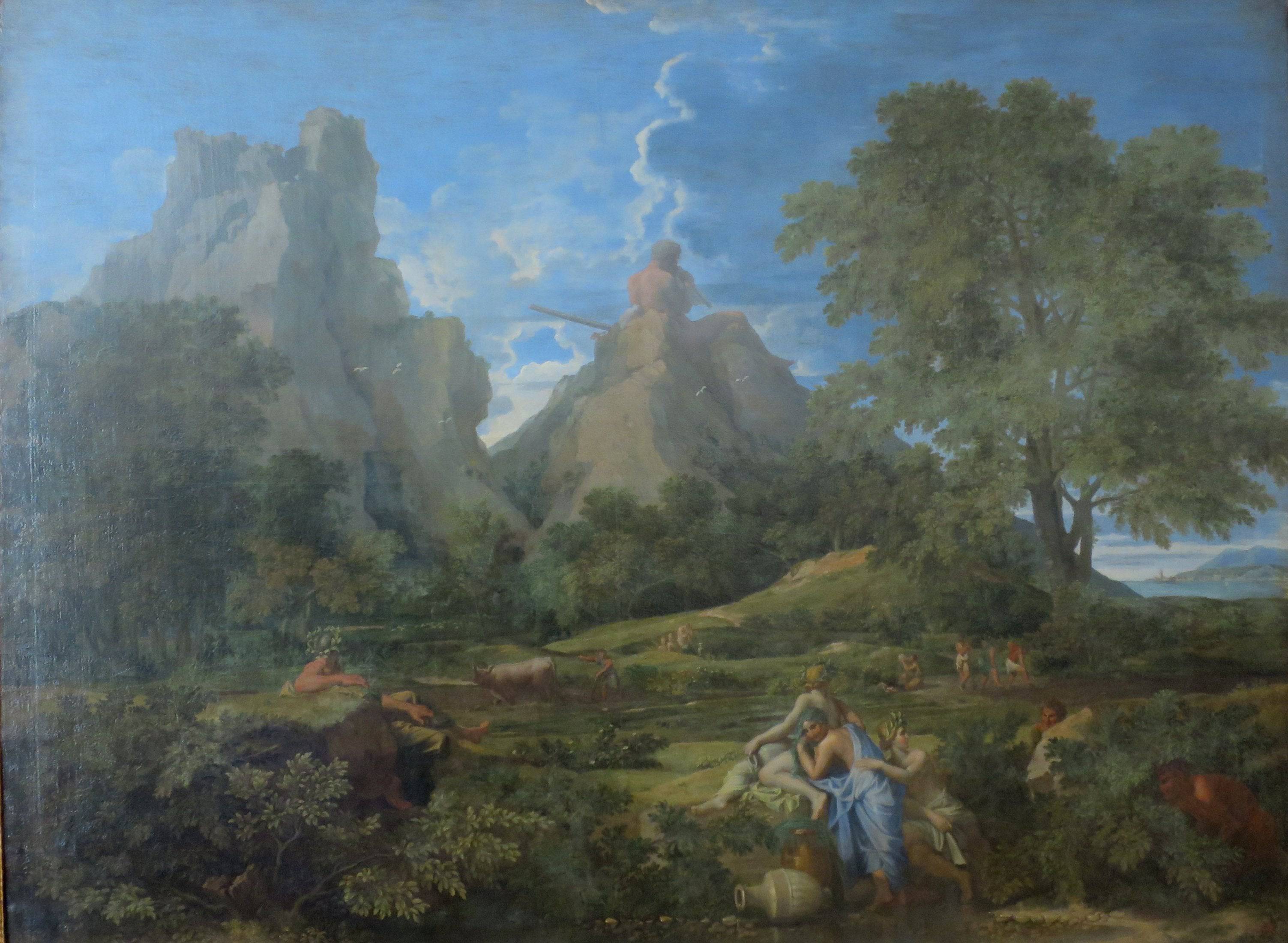 Landscape with Polyphemus - Nicolas Poussin