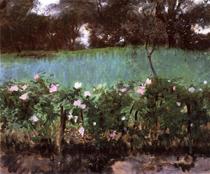 Landscape with Rose Trellis - John Singer Sargent