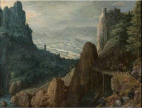 Landscape with the Conversion of Saint Paul by Tobias Verhaecht — hand-painted eco oil painting reproduction on canvas
