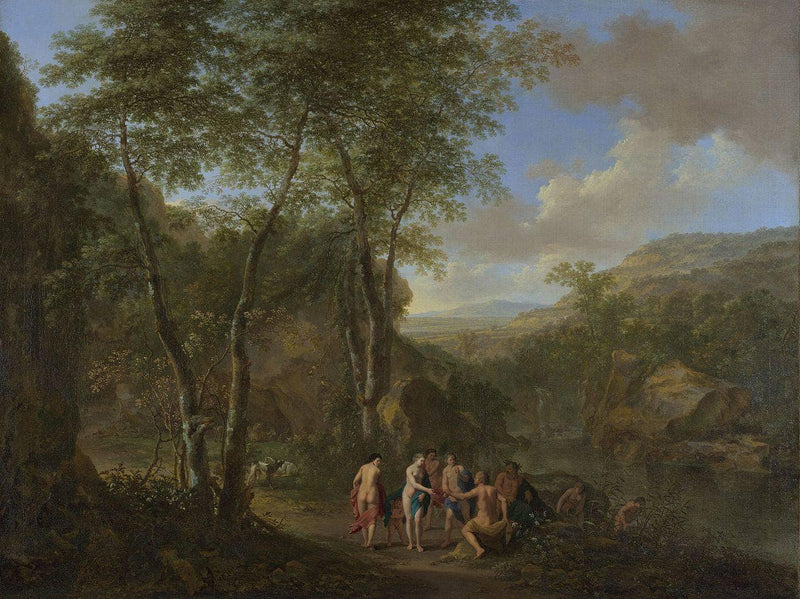 Landscape with the Judgement of Paris on gallery wrap
