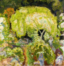Landscape with Three Figures and Willow by Pierre Bonnard — hand-painted botanical oil painting reproduction on canvas