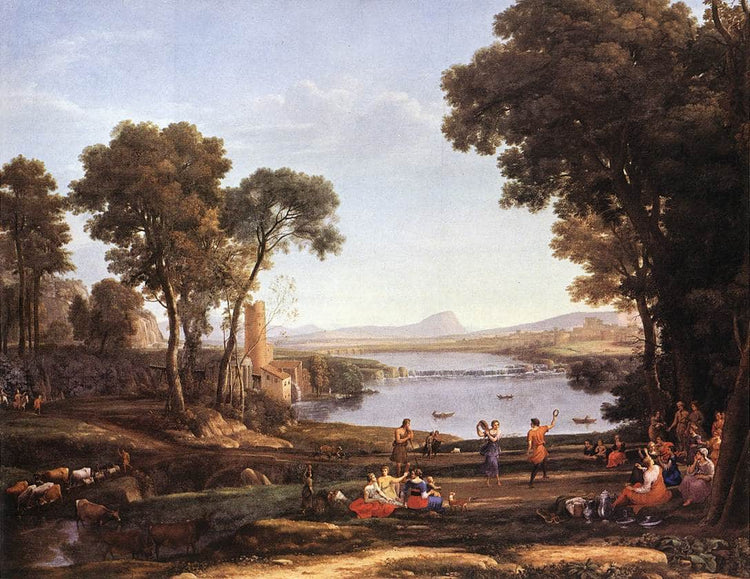 Landscape with Water Mill - Claude Lorrain