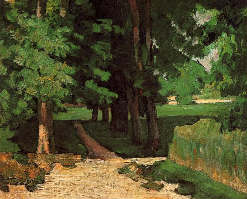 Lane of Chestnut Trees at the Jas de Bouffan on gallery wrap