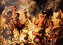 Lapiths and the Centaurs by Jacob Jordaens — fantasy oil painting wall art, Baroque