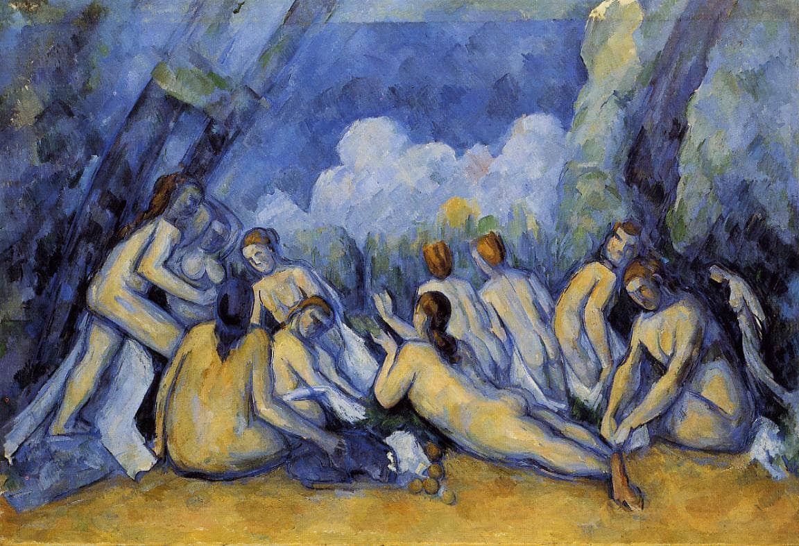 Large Bathers - Paul Cezanne