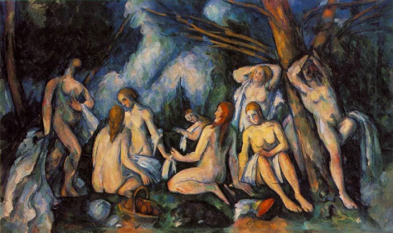 Large Bathers - Paul Cezanne