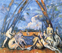 Large Bathers by Paul Cezanne — hand-painted abstract oil painting reproduction on canvas