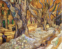 Large Plane Trees by Vincent van Gogh — hand-painted abstract oil painting reproduction on canvas