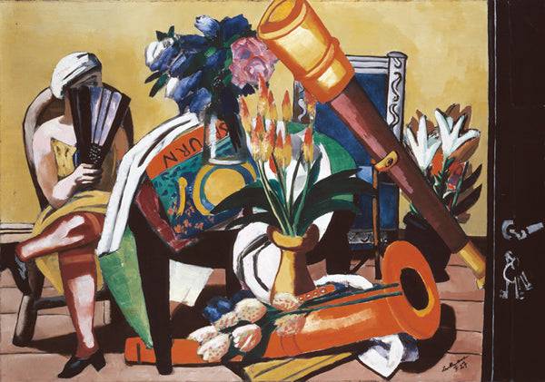 Large Stil Life with Telescope - Max Beckmann