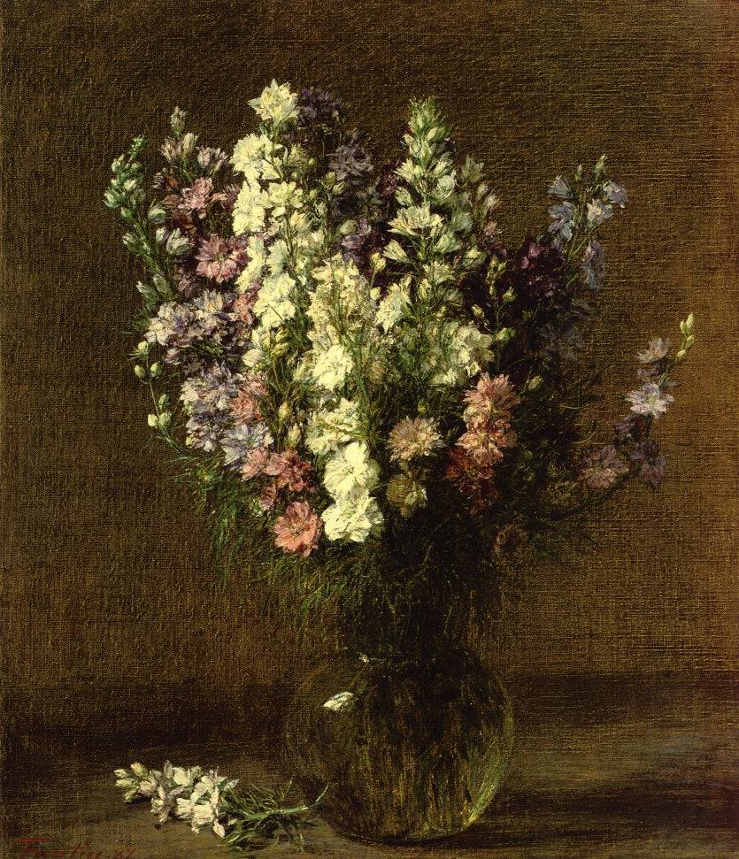 Larkspur - Henri Fantin-Latour