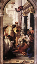 Last Communion of St Lucy by Giovanni Battista Tiepolo — hand-painted cultural oil painting reproduction on canvas