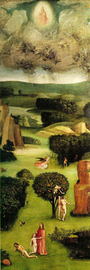 Last Judgement, left wing of the triptych by Hieronymus Bosch, religion oil painting wall art, Northern Renaissance