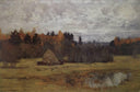 Late Autumn by Isaac Levitan — hand-painted botanical oil painting reproduction on canvas