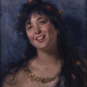 Laughter. Laughing woman
