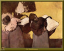 Laundress Carrying Linen by Edgar Degas — hand-painted abstract oil painting reproduction on canvas