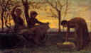 Laundresses by Cristiano Banti — portraits oil painting wall art, Realism