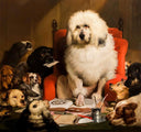 Laying Down the Law by Edwin Henry Landseer — dog oil painting wall art, Romanticism