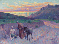 Le Bon Samaritain by Maximilien Luce — hand-painted cultural oil painting reproduction on canvas