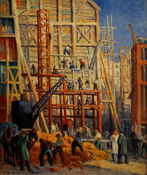 Le chantier - Maximilien Luce