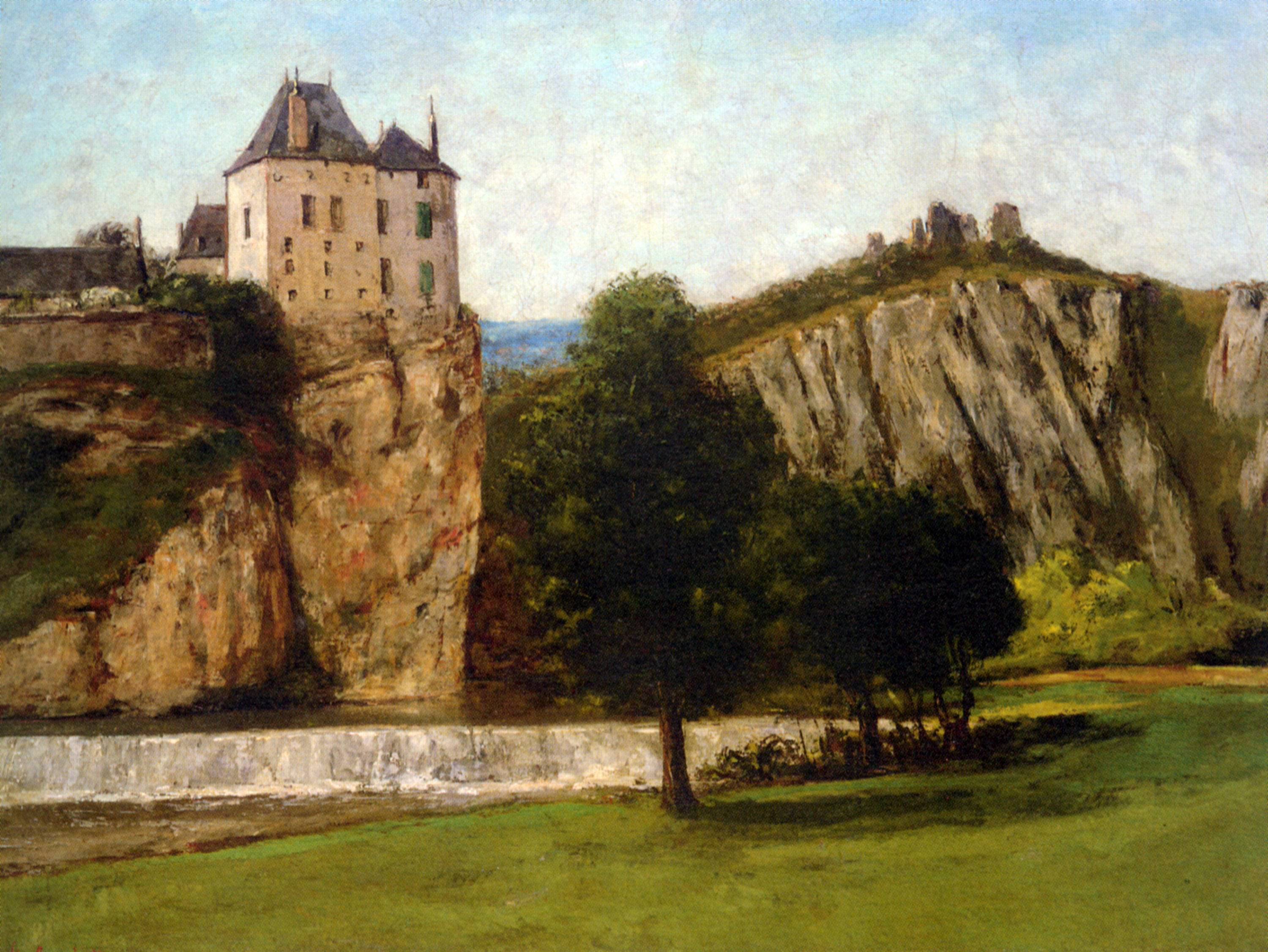 Le Chateau de Thoraise - Gustave Courbet