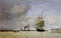 Le Havre. Entrance to the Port.