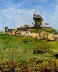 Le Moulin de la Gallette by Vincent van Gogh — hand-painted landscape oil painting reproduction on canvas