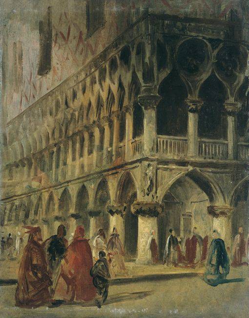 Le Palais des Doges à Venise - Richard Parkes Bonington