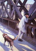 Le Pont de L'Europe by Gustave Caillebotte — male oil painting wall art, Impressionism