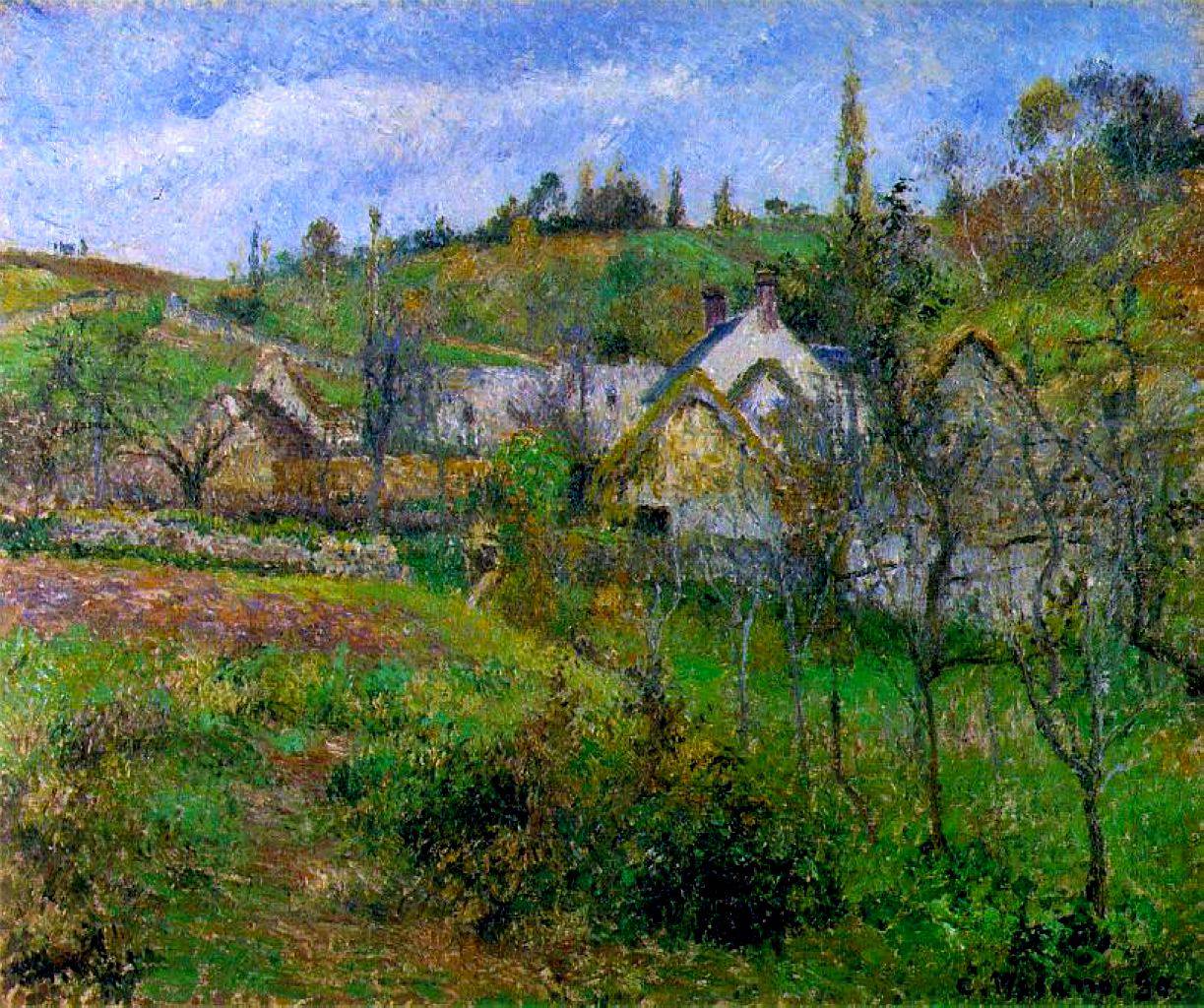 Le Valhermeil, near Pontoise - Camille Pissarro