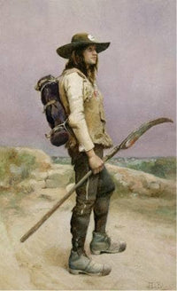 Le Vendéen by Julien Le Blant — hand-painted portrait oil painting reproduction on canvas