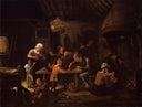Lean Kitchen by Jan Steen — life oil painting wall art, Baroque