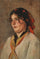 Peasant woman from Gabbro in apartment