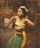 Legong dancer in hallway