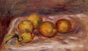Lemons by Pierre-Auguste Renoir — fruit oil painting wall art, Impressionism