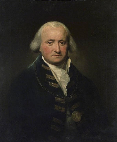 Portrait of Thomas Pasley in modern living room