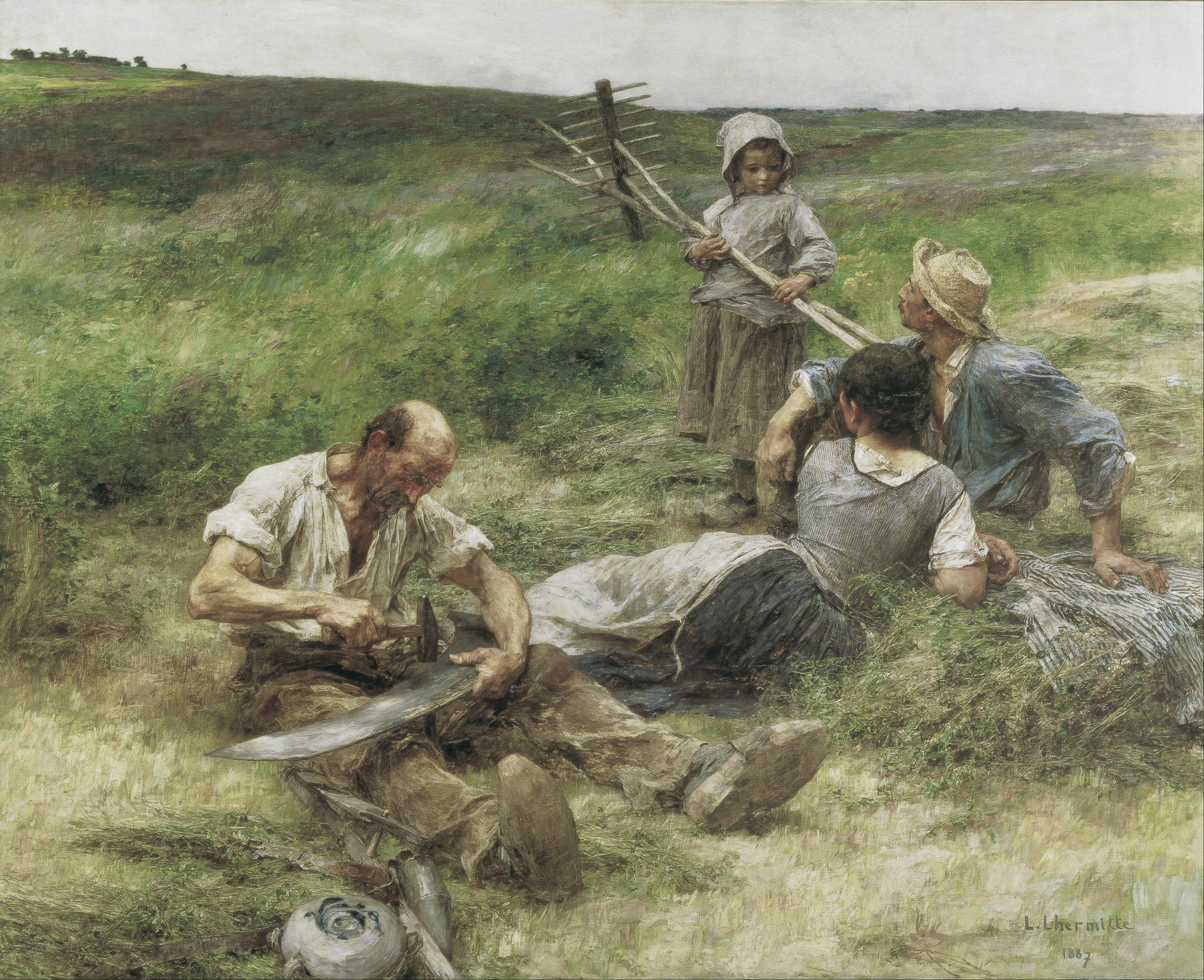 Haymaking - Léon Augustin Lhermitte