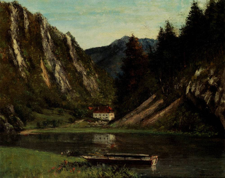 Les Doubs A La Maison Monsieur - Gustave Courbet