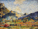 Les Petits, Montagnes Mauresques by Henri-Edmond Cross — hand-painted botanical oil painting reproduction on canvas