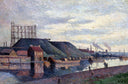 Les Terrils De Sacré Madame by Maximilien Luce — urban oil painting wall art, Neo Impressionism