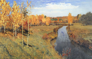 Golden autumn - Isaac Levitan