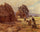 Harvest scene with gleaners in bedroom