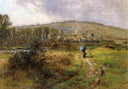 Approaching the storm by Léon Augustin Lhermitte — rural oil painting wall art, Realism