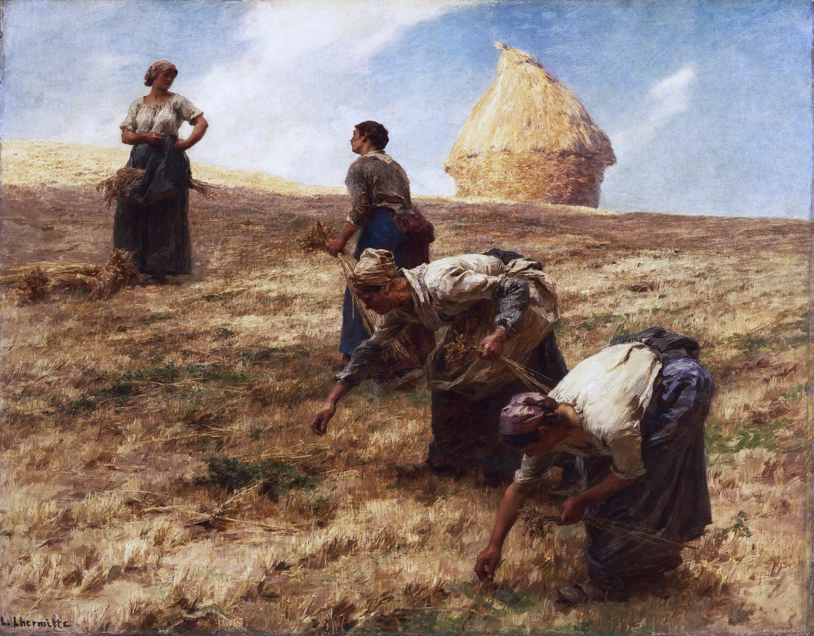 The Gleaners - Léon Augustin Lhermitte