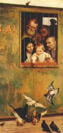 Life Is Everywhere by Mykola Yaroshenko, group oil painting wall art, Realism