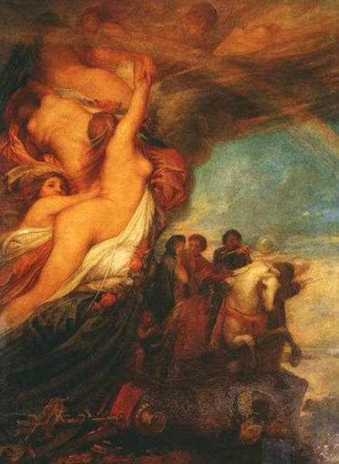Life's Illusions by George Frederick Watts — hand-painted cultural oil painting reproduction on canvas