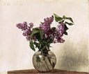 Lilacs by Henri Fantin-Latour — hand-painted botanical oil painting reproduction on canvas