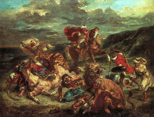 Lion Hunt - Eugene Delacroix