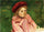 Little Girl in a Red Beret in master bedroom