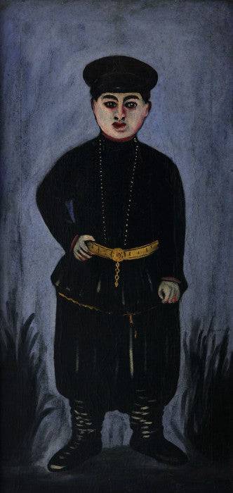 Little Kinto by Niko Pirosmani, hand-painted portrait oil painting reproduction on canvas